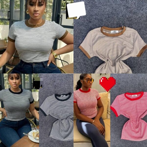 T-shirt rayé élégant