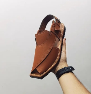 Mens Handmade new Peshawari Chappal Night  brown