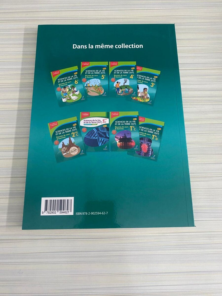 Livre Sciences de la Vie 1ère