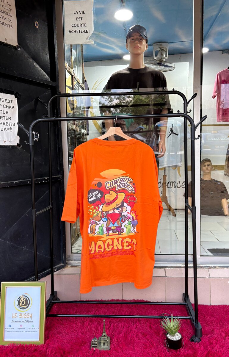 T-shirt Cowboy Orange