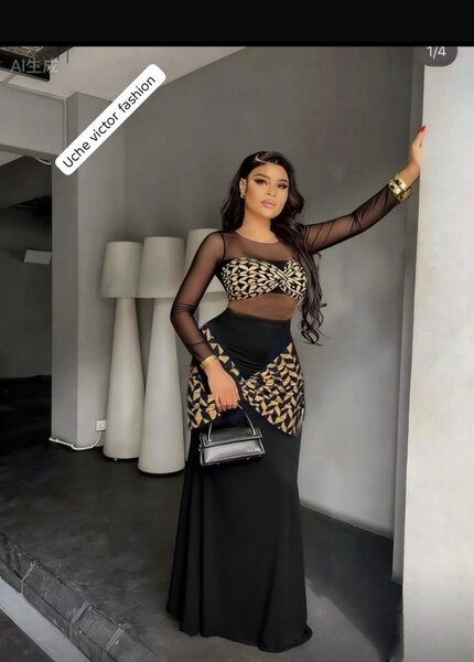 Robe élégante noire