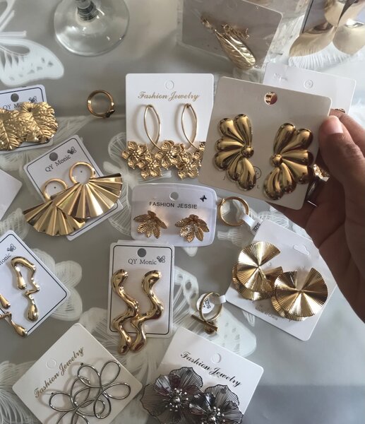 Boucles d'oreilles en or élégantes