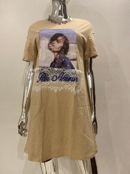 Robe d'été à motifs tropicaux