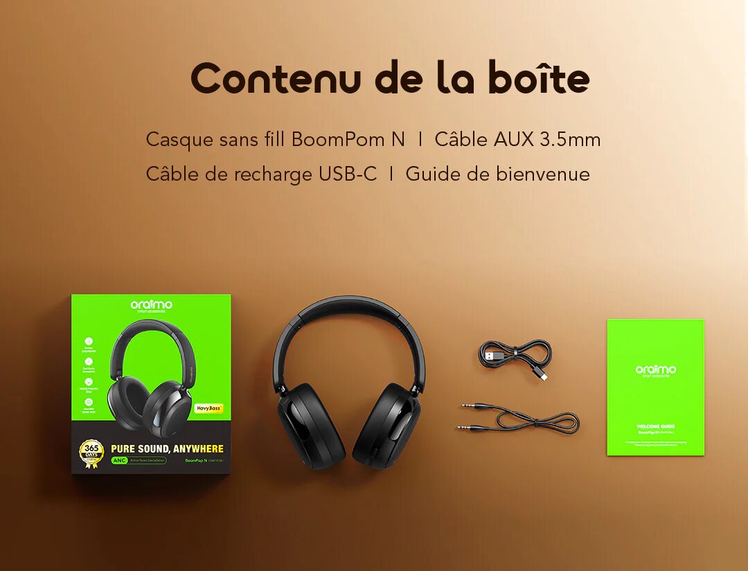 Casque sans fil Oraimo ANC