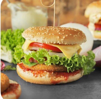 Burger végétarien gourmet