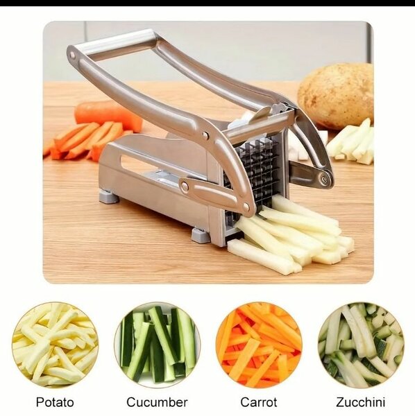Coupe-frites en acier inoxydable