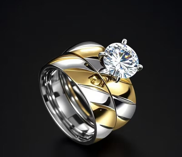 Bagues de Couple Or et Argent