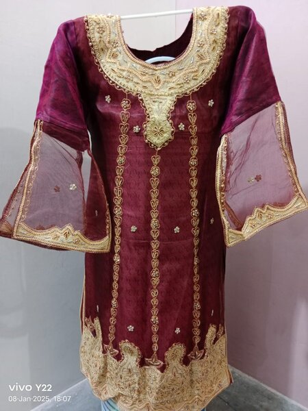 3 Pcs Bridal Fancy Suite  original Orgenza