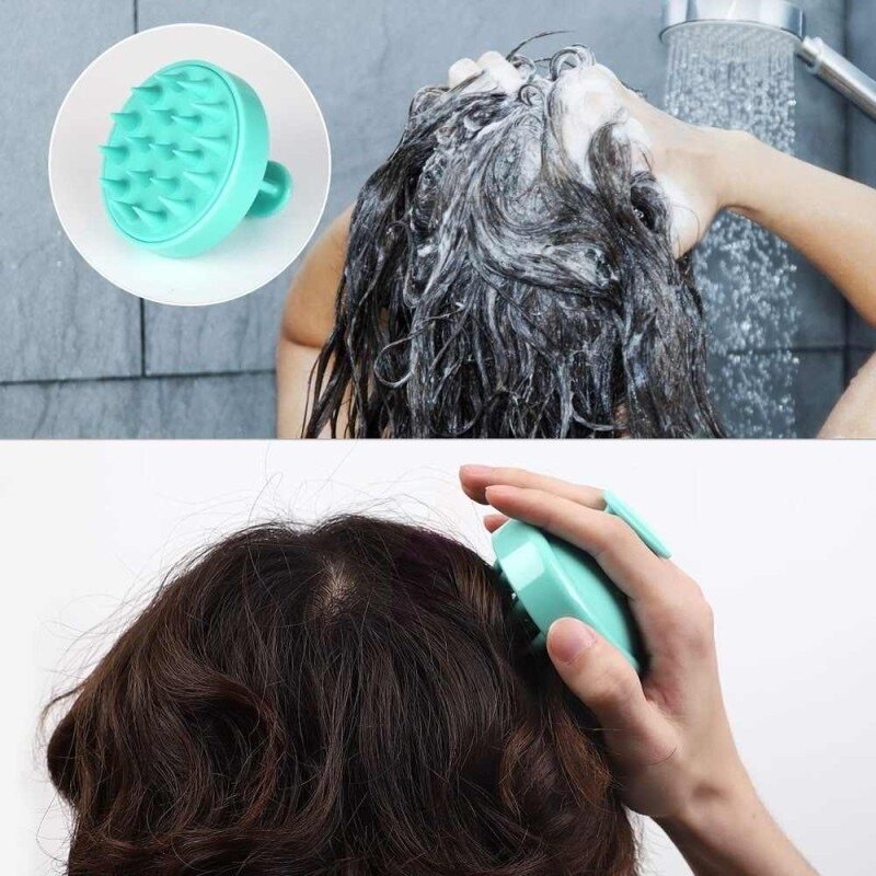Brosse massante cuire chevelu