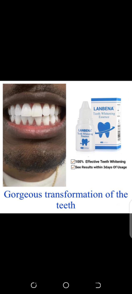 Teeth whitening essence