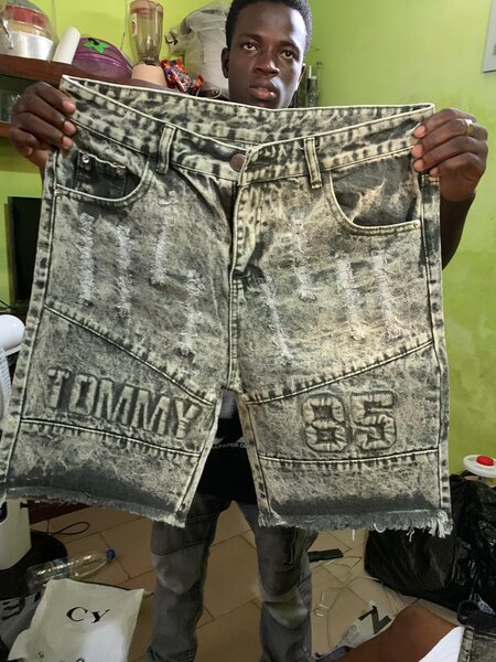 Short en jean style moderne