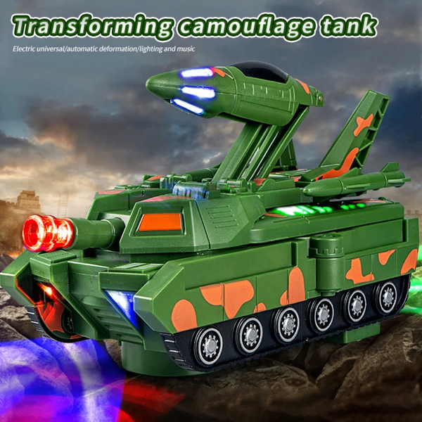 Jouet transformable camouflage