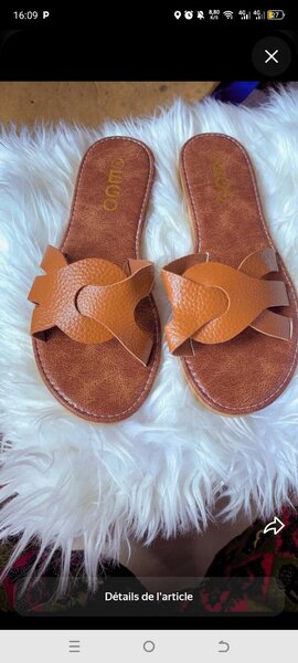 Sandales en cuir élégantes