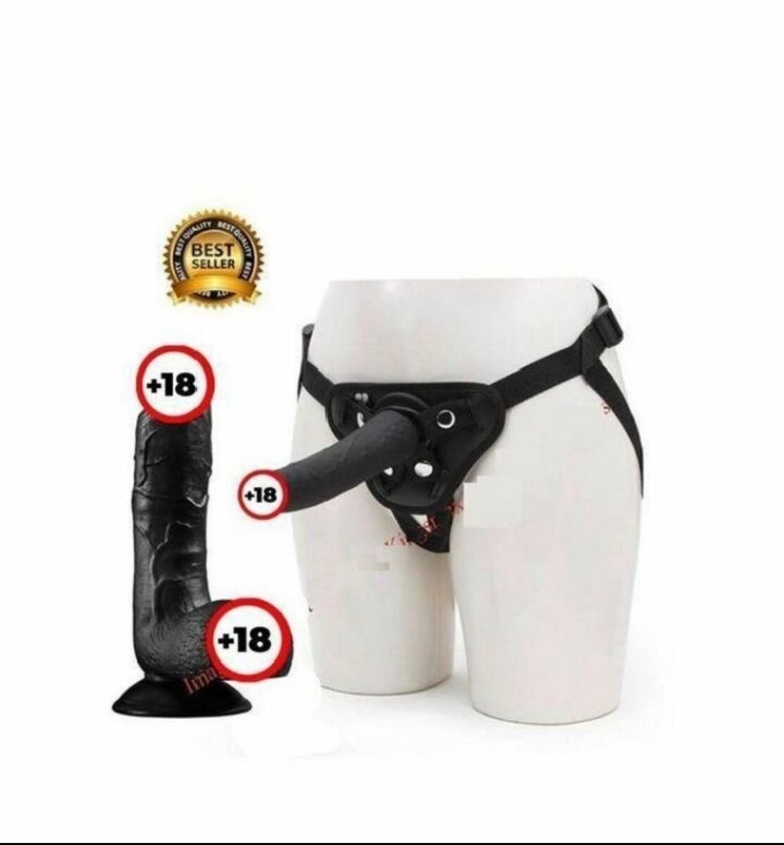 Harnais avec Gode Réaliste