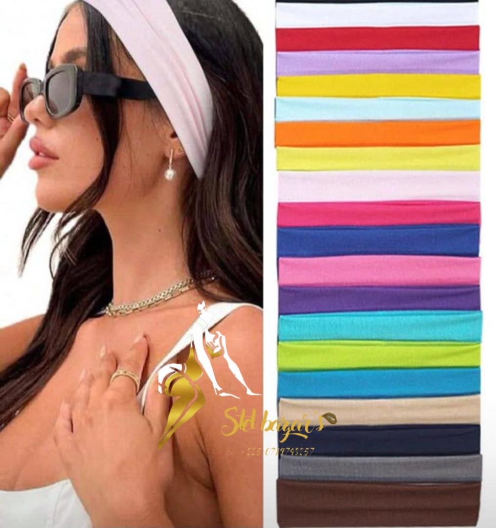 Bandeaux en tissu colorés