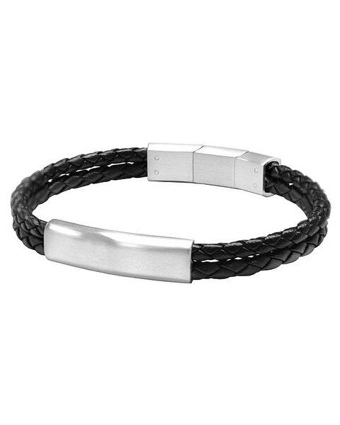 Bracelet en cuir tressé