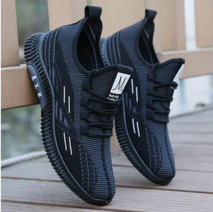 Chaussures de Sport Noires Homme