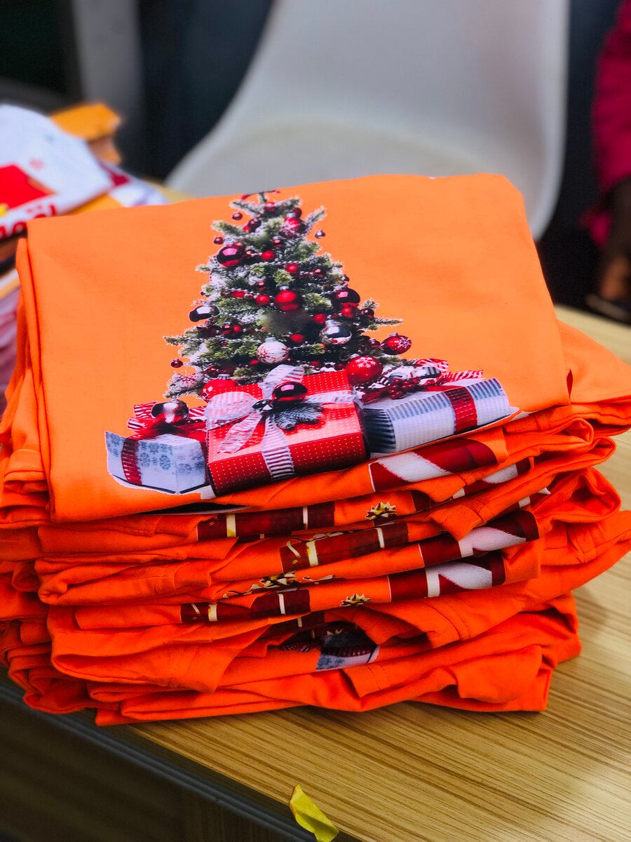 T-shirt de Noël Festive