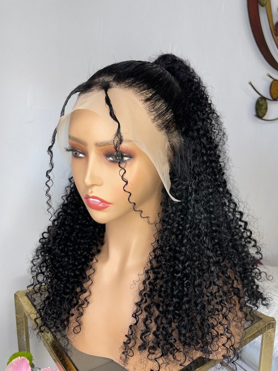 Mona Lisa Breeze Brazilian Pixie curl frontal wig
