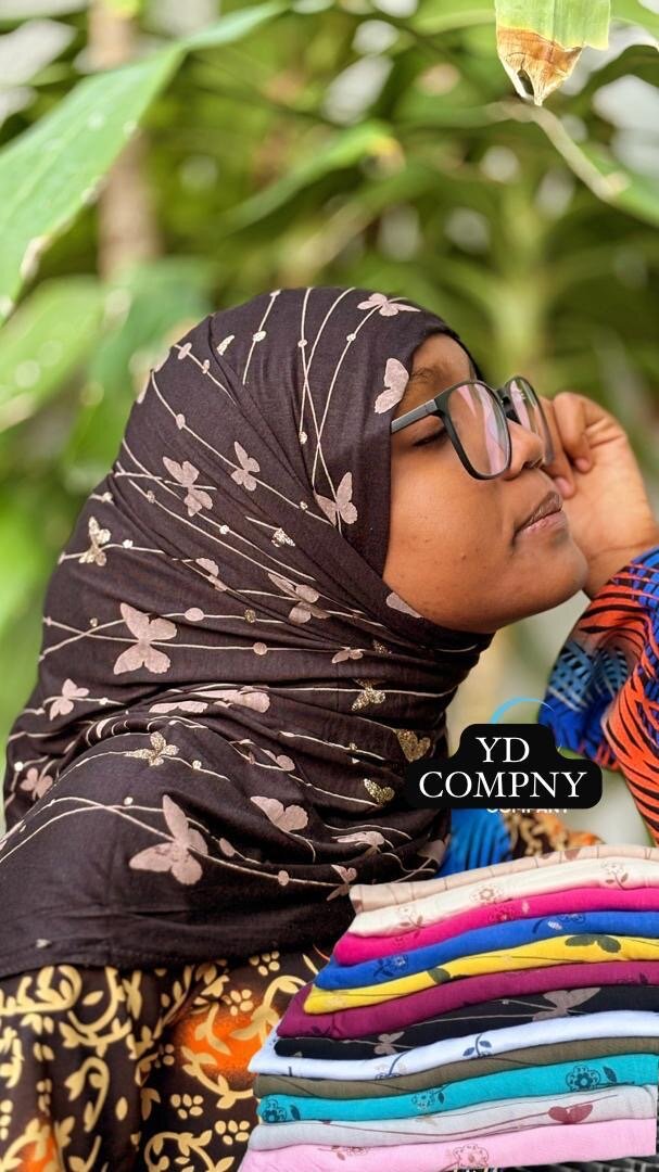 Elegant Floral Hijab