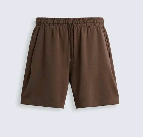Shorts en coton marron pour homme
