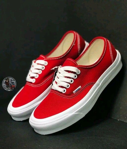 Vans rouges classiques unisexes