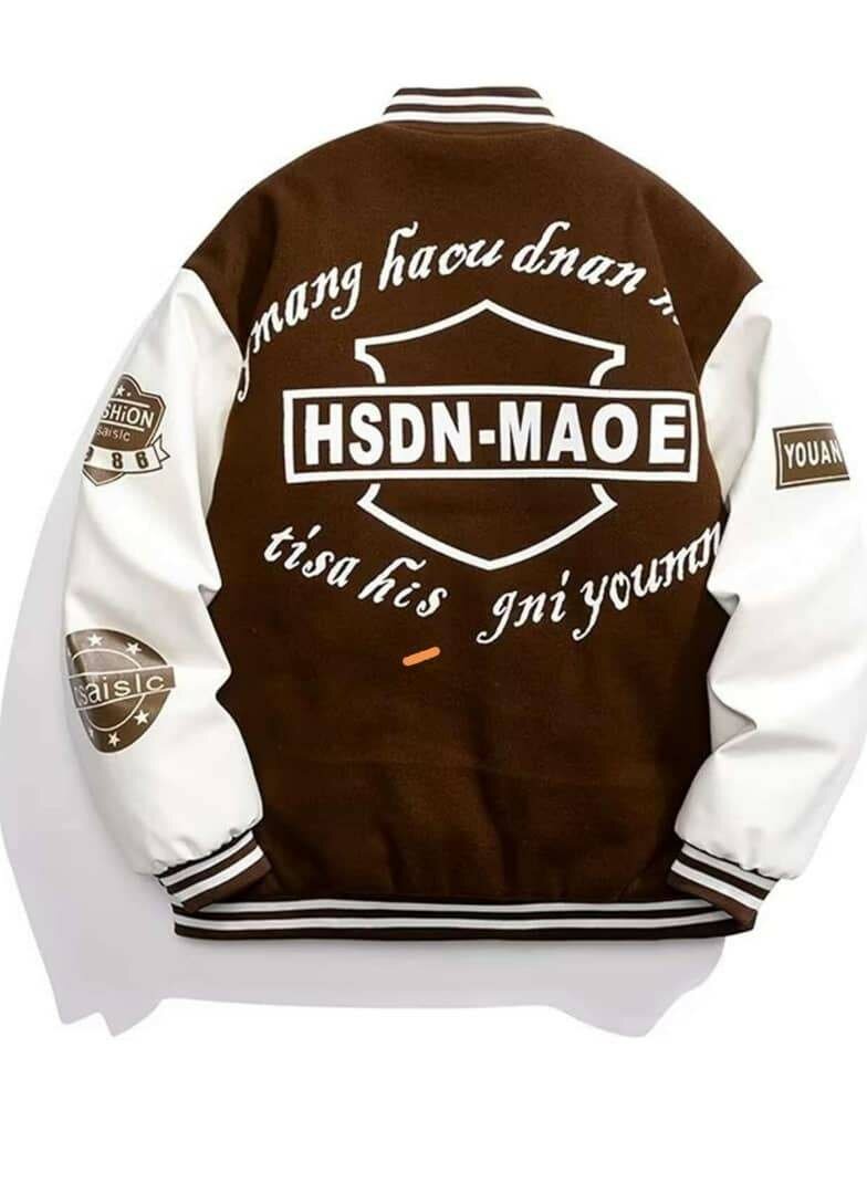 Veste Lettre Streetwear Unisexe