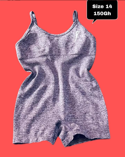 sporty grey overalls