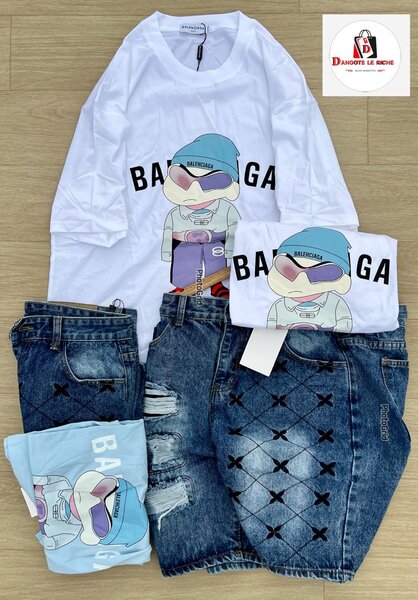 T-shirt et jeans décontractés