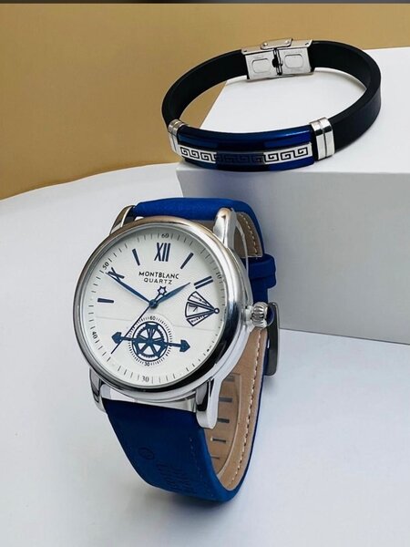 Montre en cuir élégante