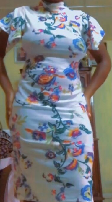 Robe florale élégante