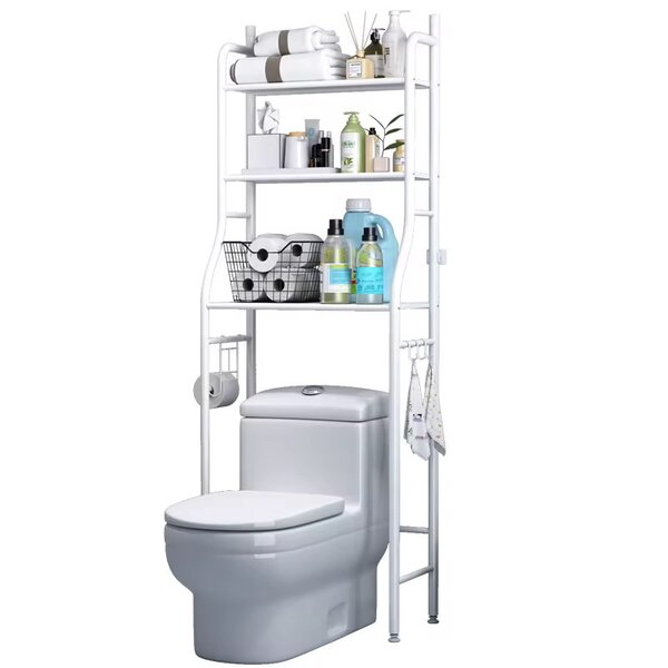 Étagère WC métal gain de place