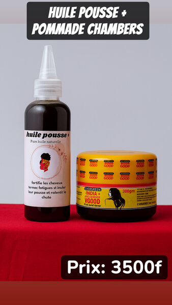 Huile pousse + et Chambers 200