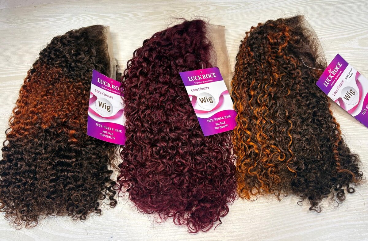 Perruques bouclées Lace Front