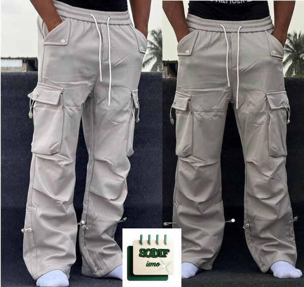 Pantalons cargo décontractés unisexes