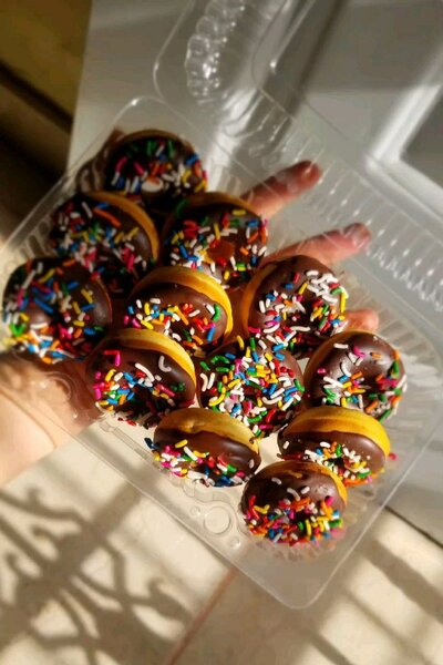 Mini beignets chocolatés