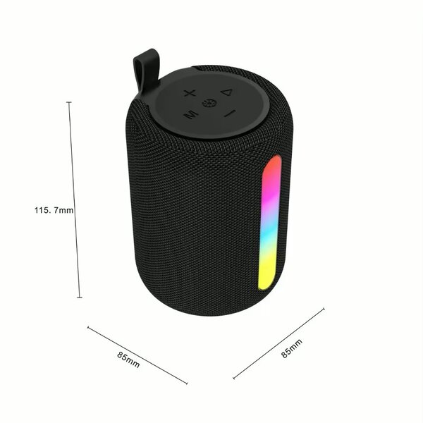 Enceinte Bluetooth BS-03 avec LED RGB