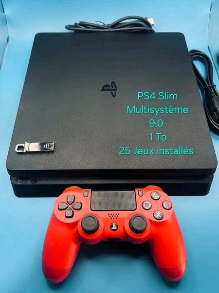 PS4 Slim 500 Go + Jeux
