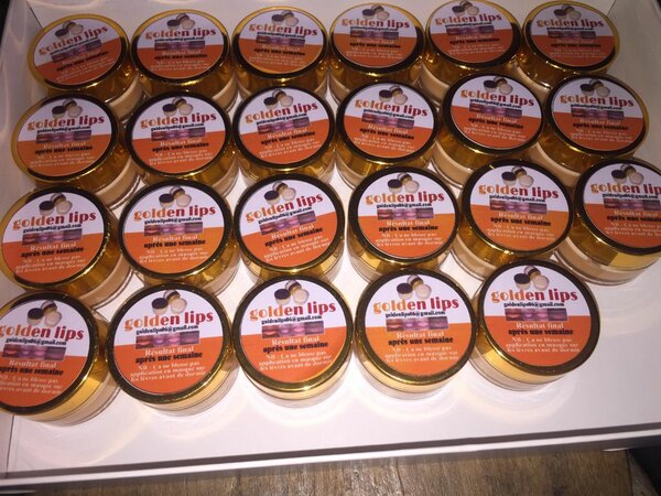 Golden lips