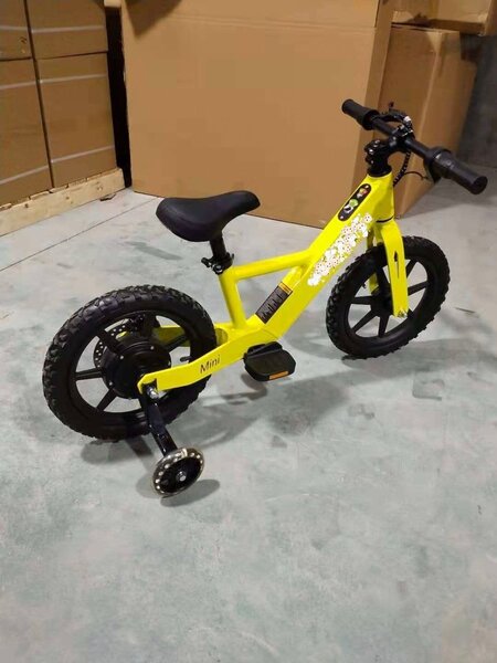 Vélo Enfant Jaune Réglable