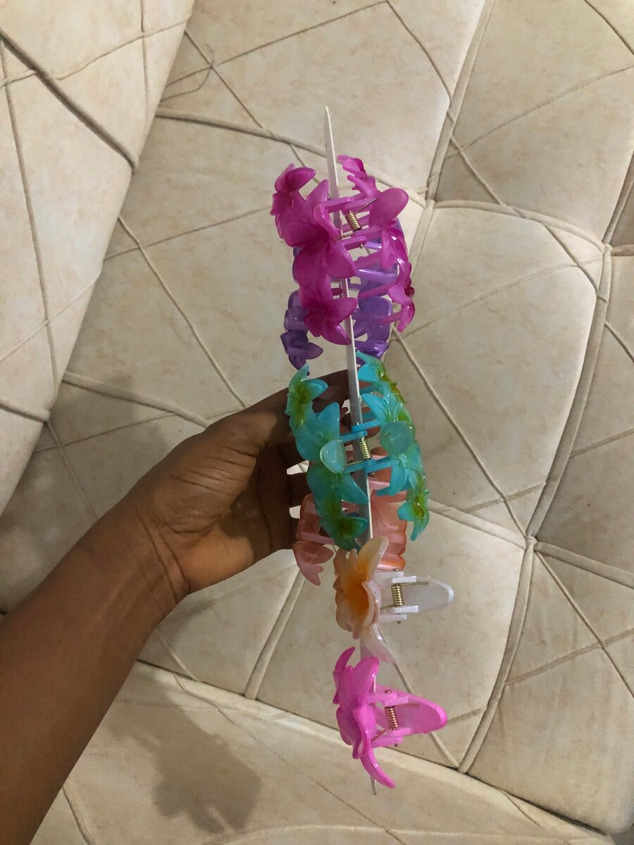 Pinces à Cheveux Fleurs Colorées