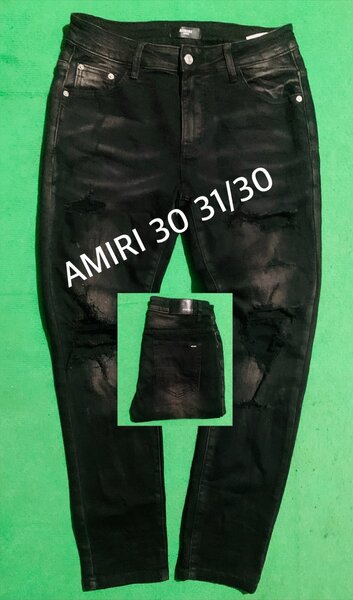 Jeans noirs déchirés Amiri homme