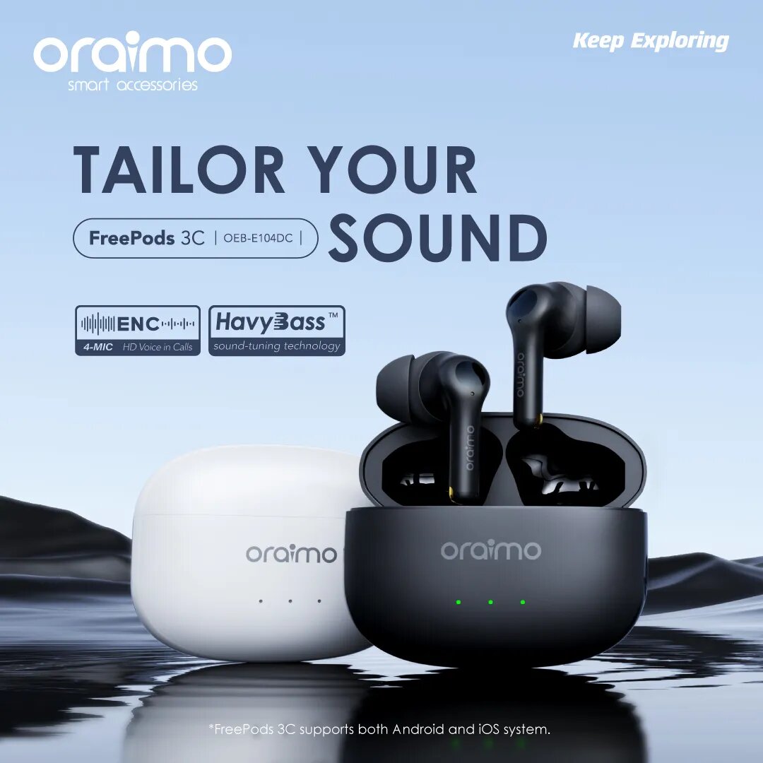 Oraimo FreePods 3C Wireless Earbuds