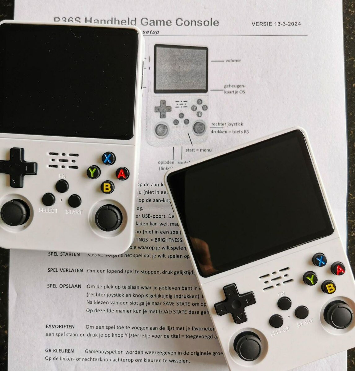 Console de Jeu Portable Rétro