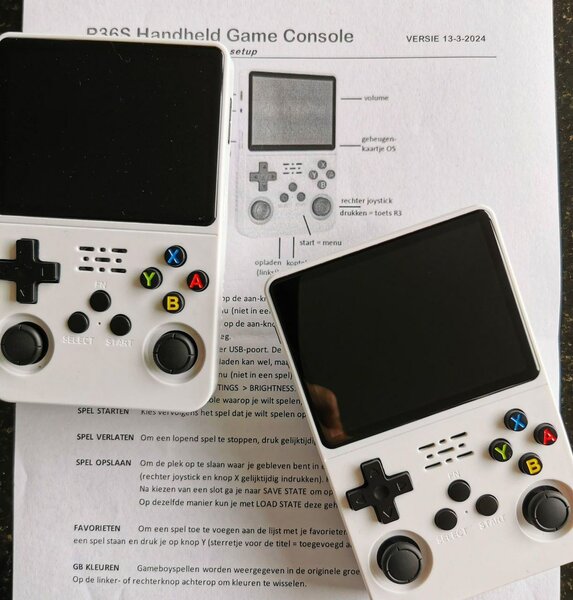 Console de Jeu Portable Rétro