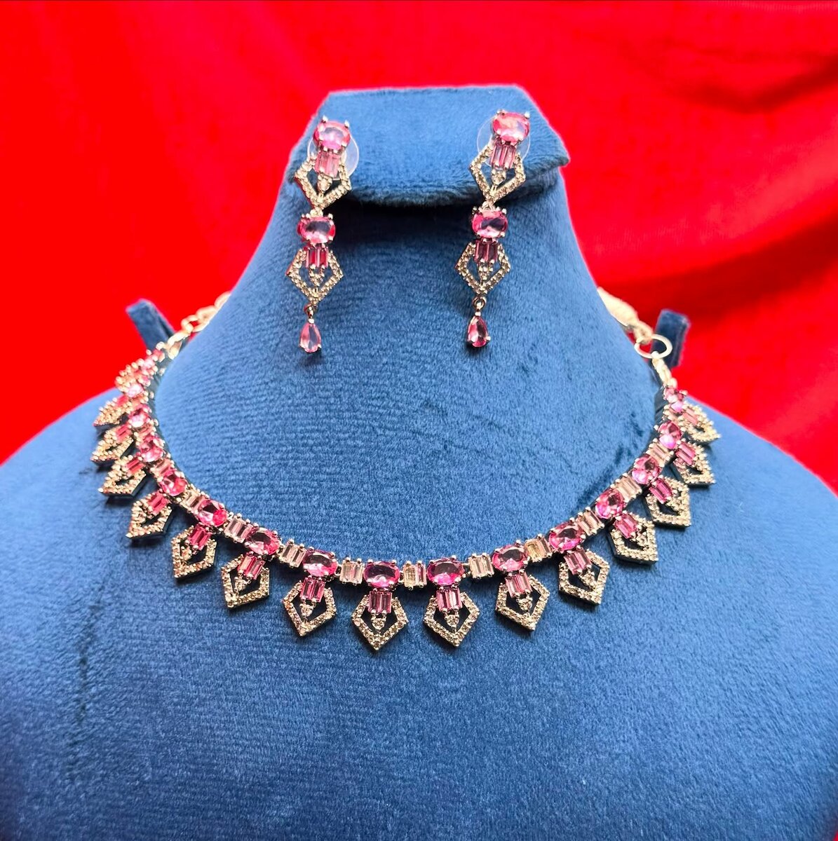 American Diamond 1 karat set