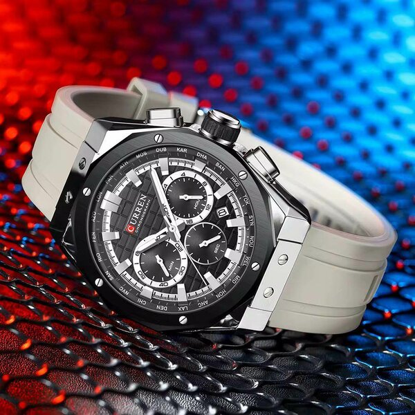 Montre chronographe élégante pour homme