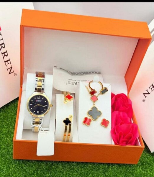 Ensemble Montre et Bijoux pour Femme - Cadeau Luxueux