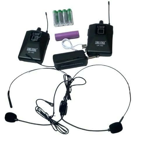 Microphone sans fil a casque