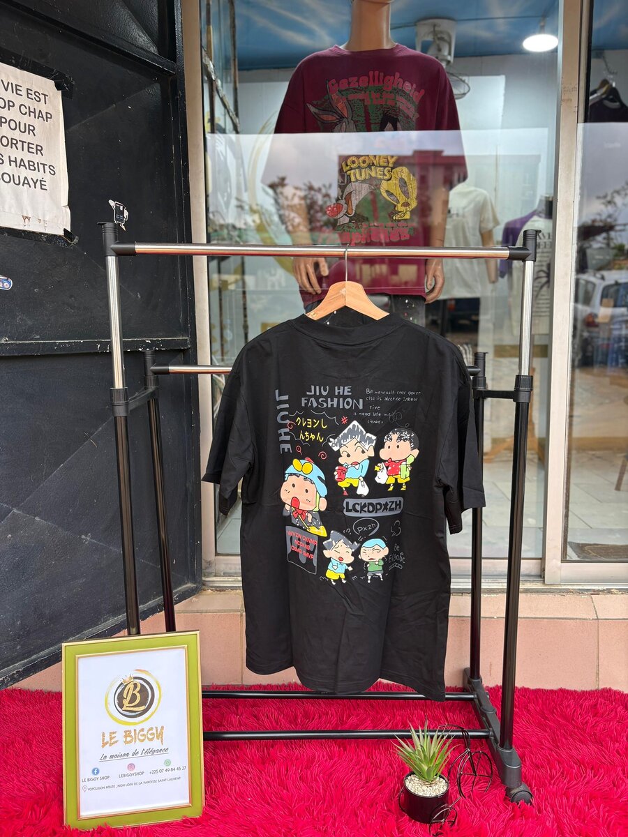 T-shirt anime motif tendance